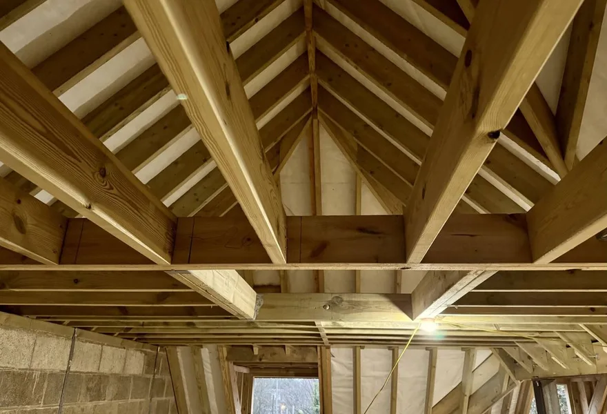 Ground-level photo of a building project under construction by HK Builders Ltd in Solihull and the West Midlands